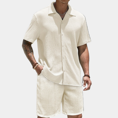 חליפת מרקם משובץ