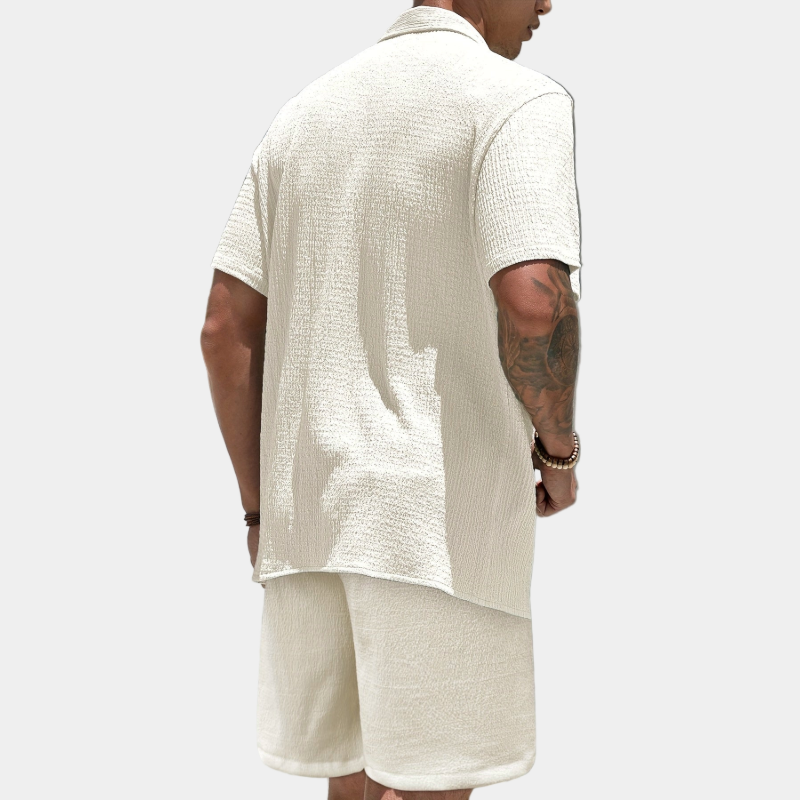 חליפת מרקם משובץ