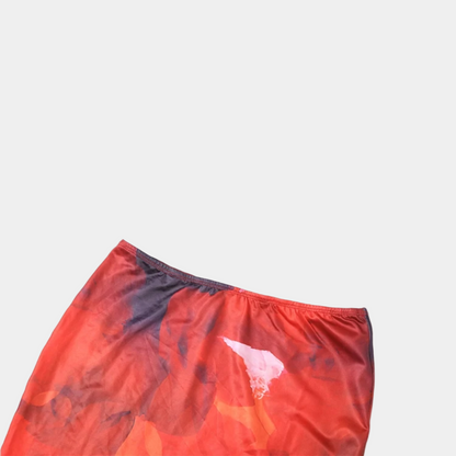 חצאית מקסי עם גופייה