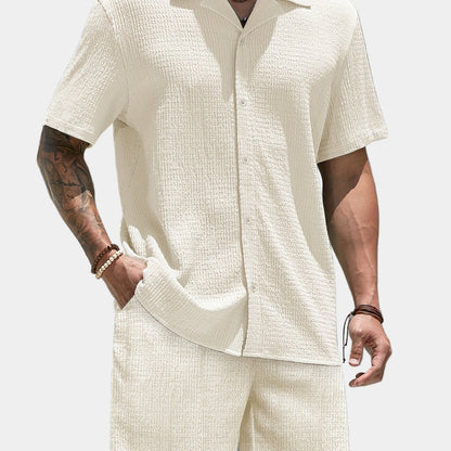 חליפת מרקם משובץ